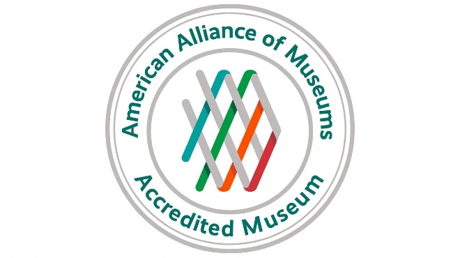 Accreditation by the American Alliance of Museums (AAM) logo